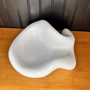 Vintage Royal Haeger MCM Sculptural Shallow Free Form Bowl POTTERY Dish 1993 145
